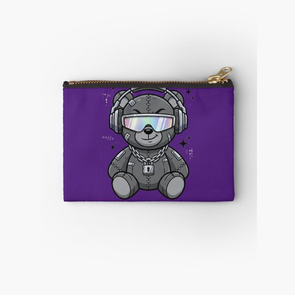 Item preview, The cyber-goth teddy bear designed and sold by BiaSMartins.