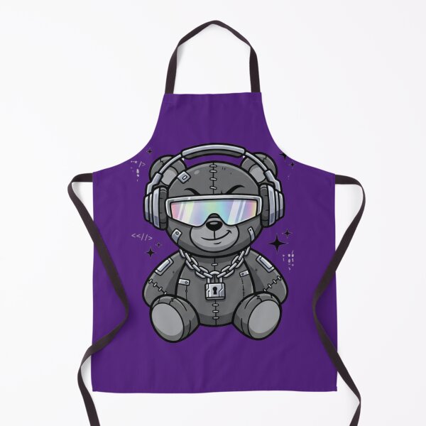 Item preview, The cyber-goth teddy bear designed and sold by BiaSMartins.