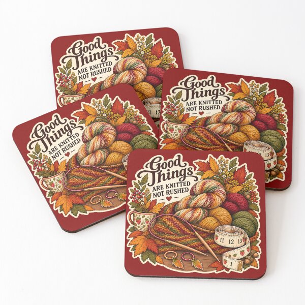 Item preview, Autumn Knitting Retro Print by PanaluPrint designed and sold by PanaluPrint .
