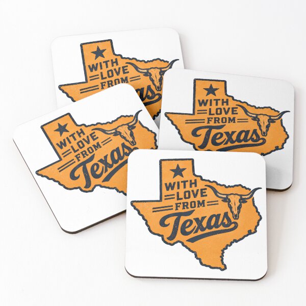 Item preview, With Love From Texas Vintage Longhorn State Map Souvenir designed and sold by LittleArij.