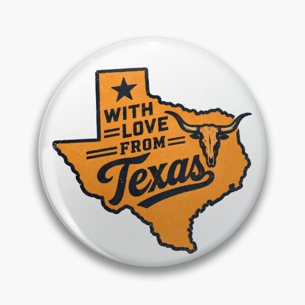 Item preview, With Love From Texas Vintage Longhorn State Map Souvenir designed and sold by LittleArij.