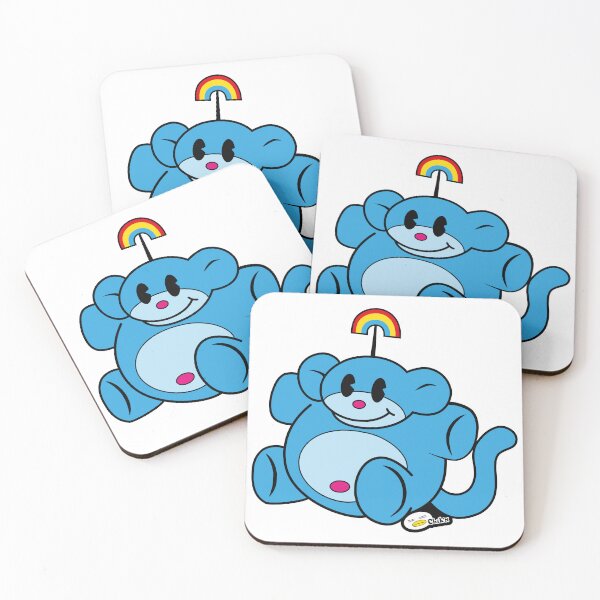 Item preview, Rainbow Monkeys - Sky Blue designed and sold by chiknoax.