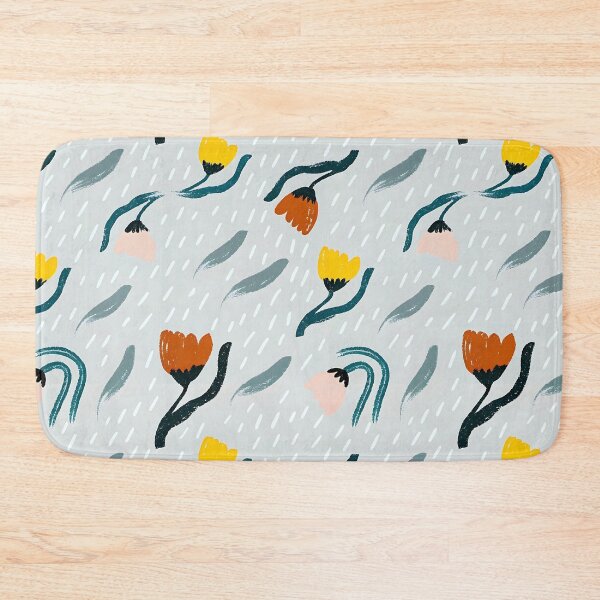 Item preview, Abstract Floral Pattern with Modern Brushstrokes designed and sold by AOCollections.
