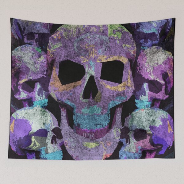 Item preview, Abstract skulls designed and sold by kinpirks.
