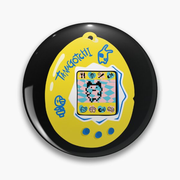 Item preview, Original Tamagotchi - Yellow with Blue   designed and sold by LARRY-COOPER.