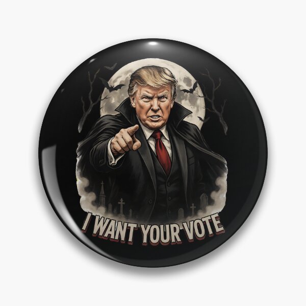 Item preview, Spooky Vampire Trump Halloween I Want Your Vote designed and sold by Fitswear.