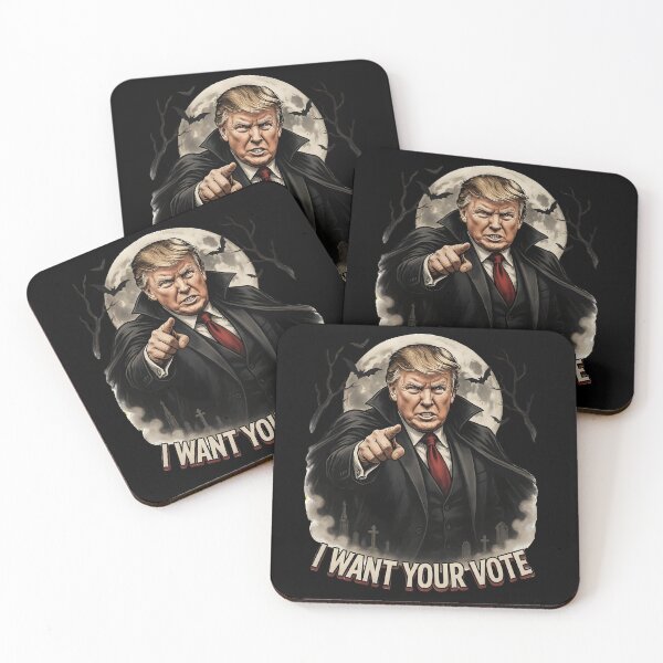 Item preview, Spooky Vampire Trump Halloween I Want Your Vote designed and sold by Fitswear.