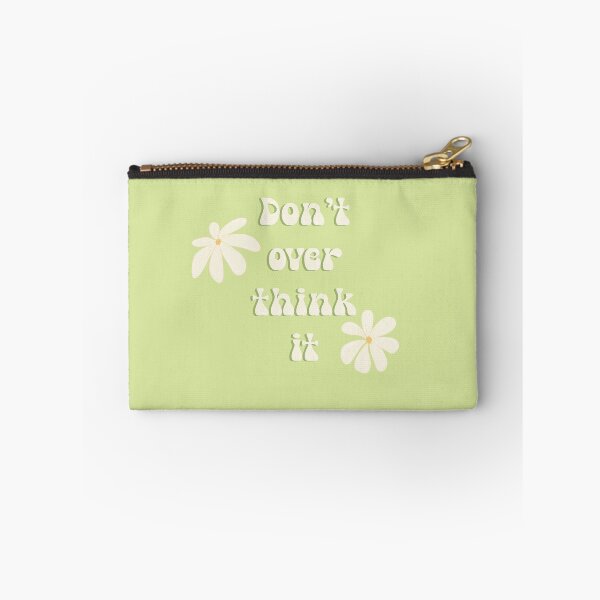 Item preview, Don’t Overthink Daisy Quote Sticker designed and sold by EJs .