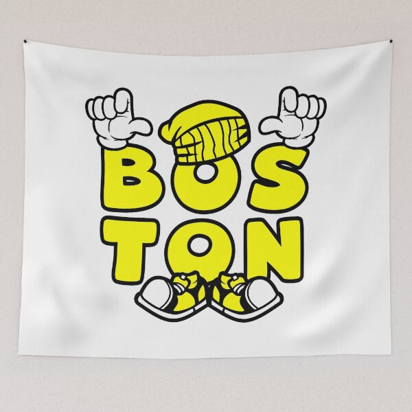 Item preview, BOSTON Graffiti Retro Lettering designed and sold by NFTWords.