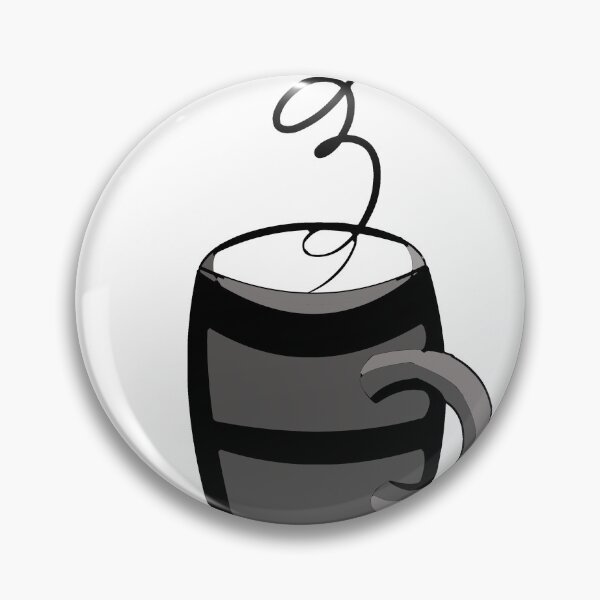 Item preview, Black and white coffee mug illustration designed and sold by Mik1900.