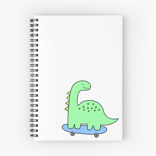 Item preview, Cute Skater Brontosaurus  designed and sold by KayCozyStickers.