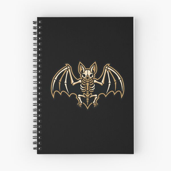 Item preview, Stylized Bat Skeleton Gothic Emblem Line Art designed and sold by ZUMERI.