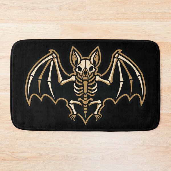 Item preview, Stylized Bat Skeleton Gothic Emblem Line Art designed and sold by ZUMERI.