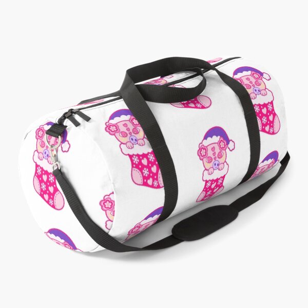 Item preview, Cute Pink Persian Cat in Christmas Stocking designed and sold by BigfeetLittlepaws.
