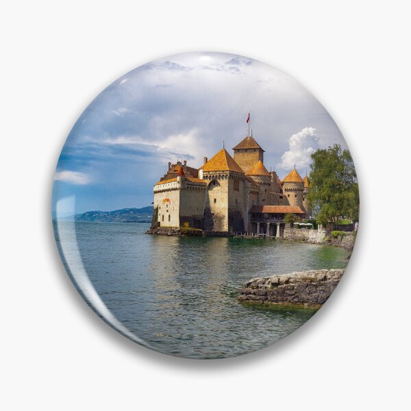 Item preview, Chillon Castle on Lake Geneva designed and sold by Kathy Weaver.