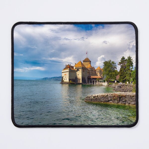 Item preview, Chillon Castle on Lake Geneva designed and sold by Kathy Weaver.