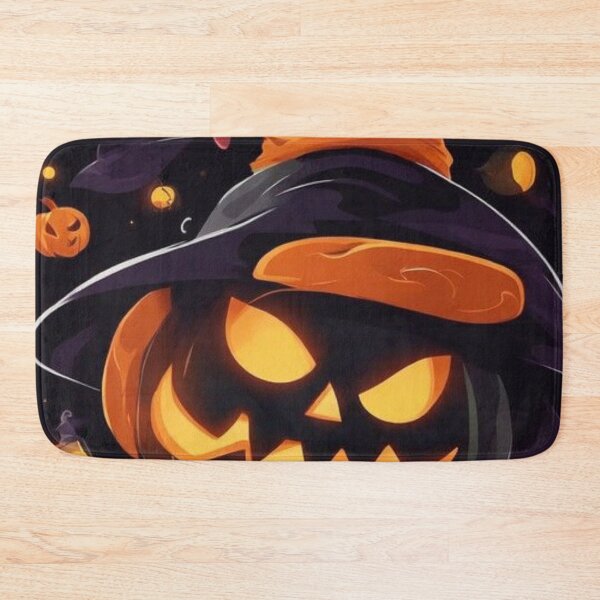 Item preview, Spooky Halloween Pumpkin Witch Hat Pattern — Glowing Jack O Lantern Pattern designed and sold by LYAN-STORE.