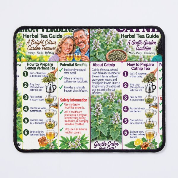 Item preview, Lemon Verbena and Catnip Guide designed and sold by New Wave Artworks & Odds &Ends.