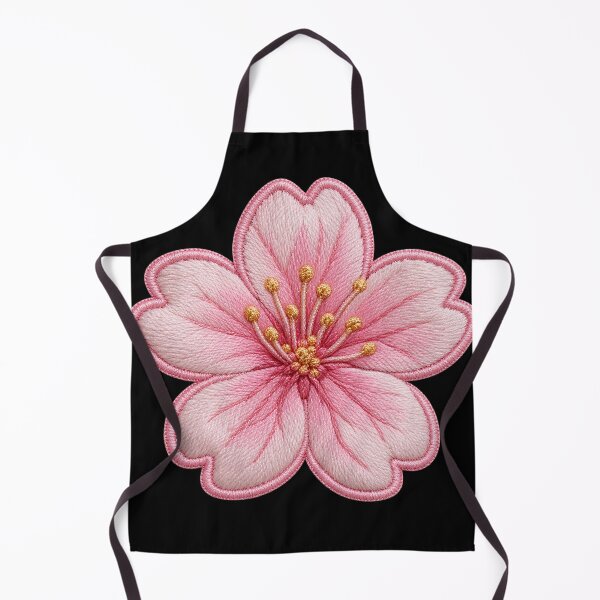 Item preview, Pink Cherry Blossom Sakura Embroidered Patch Style Sticker designed and sold by ArcanePrintsxo.