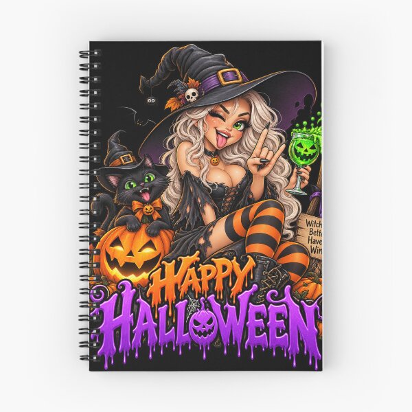 Item preview, Happy Halloween witch, pumpkin and cat designed and sold by Innsbrucker.