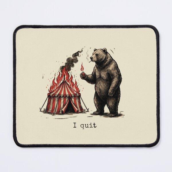 Item preview, Bear - I quit designed and sold by 123ks.