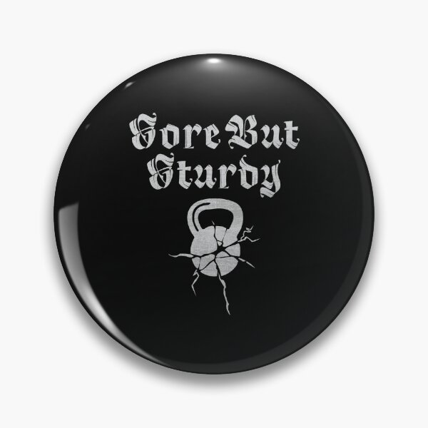 Item preview, Sore But Sturdy Light Grey Kettlebell Tee designed and sold by Hostar2024.