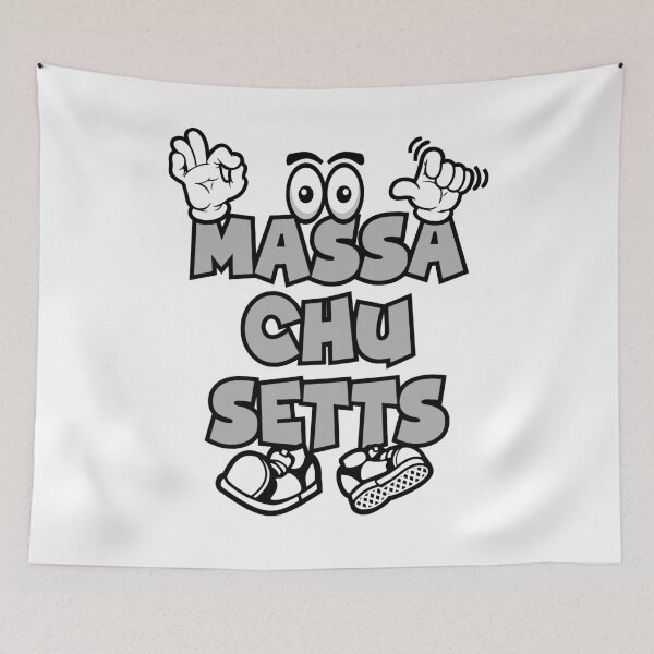 Item preview, MASSACHUSETTS Vintage Cartoon Retro Comic designed and sold by NFTWords.