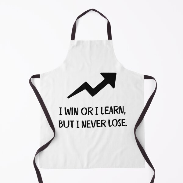 Item preview, I Win Or I Learn But I Never Lose Motivational Arrow Quote designed and sold by Neon Bones Studio.