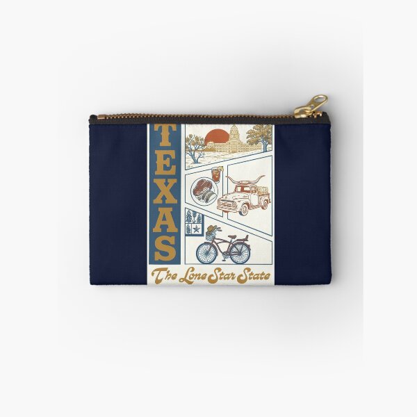 Item preview, Texas Lone Star State Vintage Travel Art Austin Rodeo Souvenir designed and sold by LittleArij.