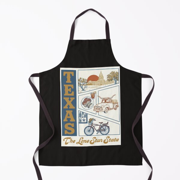 Item preview, Texas Lone Star State Vintage Travel Art Austin Rodeo Souvenir designed and sold by LittleArij.