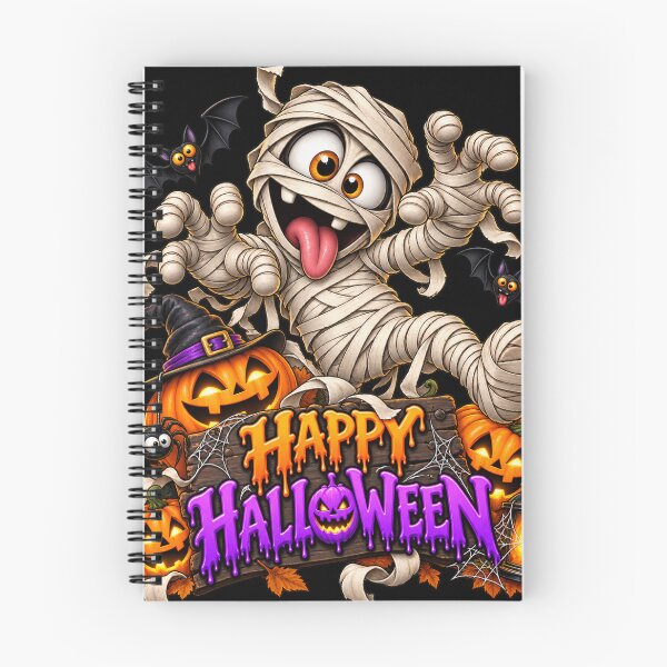Item preview, Happy Halloween Mummy Pumpkin Bat designed and sold by Innsbrucker.