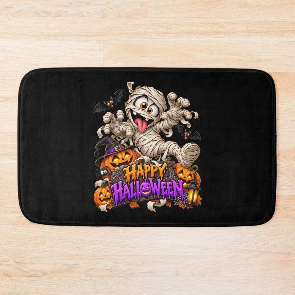 Item preview, Happy Halloween Mummy Pumpkin Bat designed and sold by Innsbrucker.