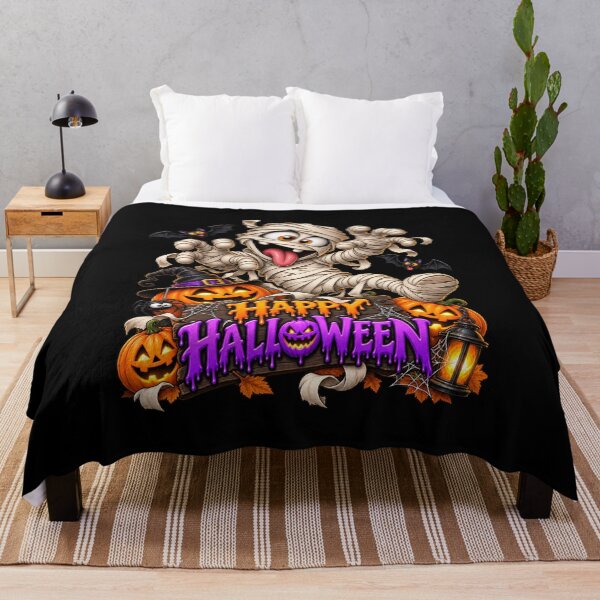 Item preview, Happy Halloween Mummy Pumpkin Bat designed and sold by Innsbrucker.