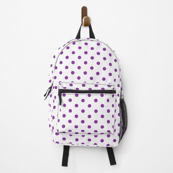 Item preview, Mini Polka Dot Purple White designed and sold by Jeallan Designs.