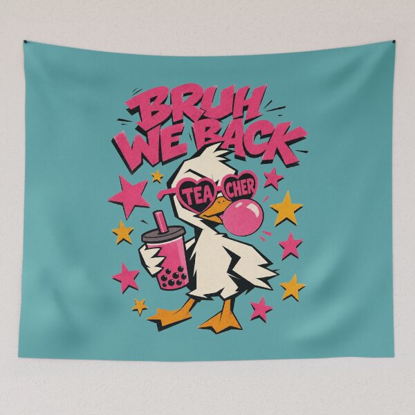 Item preview, Funny Teacher Goose Back to School Bubble Te designed and sold by AwesomeBeyondLimits.