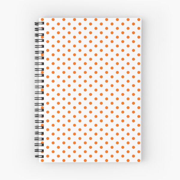 Item preview, Mini Polka Dot Orange White designed and sold by Jeallan Designs.