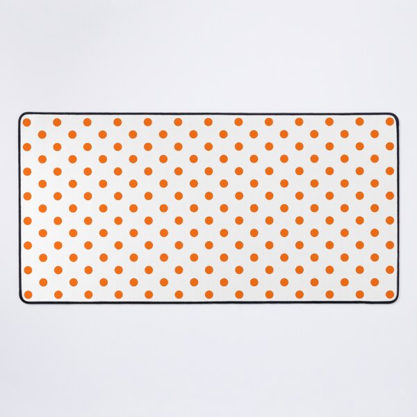 Item preview, Mini Polka Dot Orange White designed and sold by Jeallan Designs.