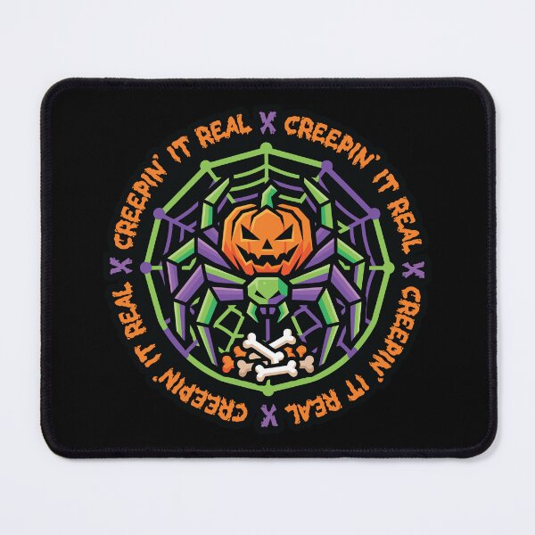 Item preview, Geometric Jack O Lantern Spider Flat Design designed and sold by ZUMERI.