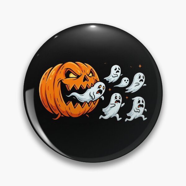 Item preview, Pumpkin Eat Ghosts T Shirt, Funny Halloween Shirt, Spooky Ghost Tee, Cute Pumpkin Shirt, Halloween Graphic Tee, Spooky Season Gift designed and sold by aladden.