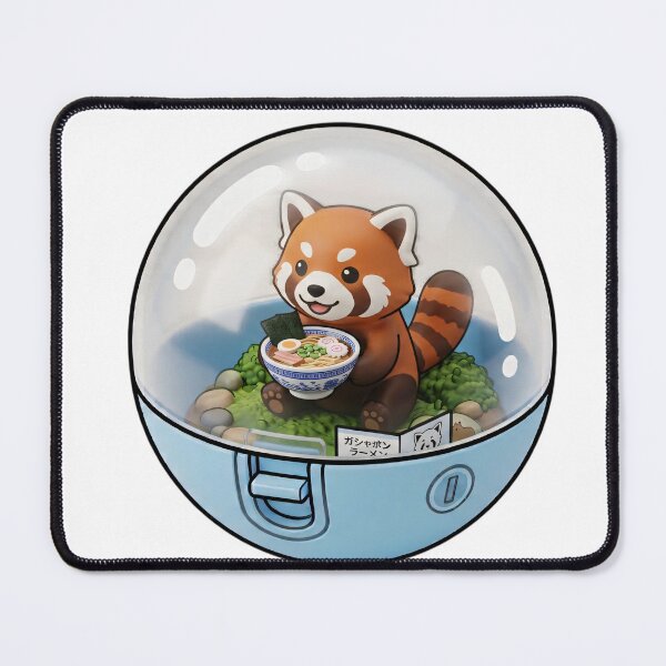 Item preview, Cute Kawaii Red Panda Ramen Gashapon - Japanese Capsule Art-#serie1 designed and sold by JeanChiale.