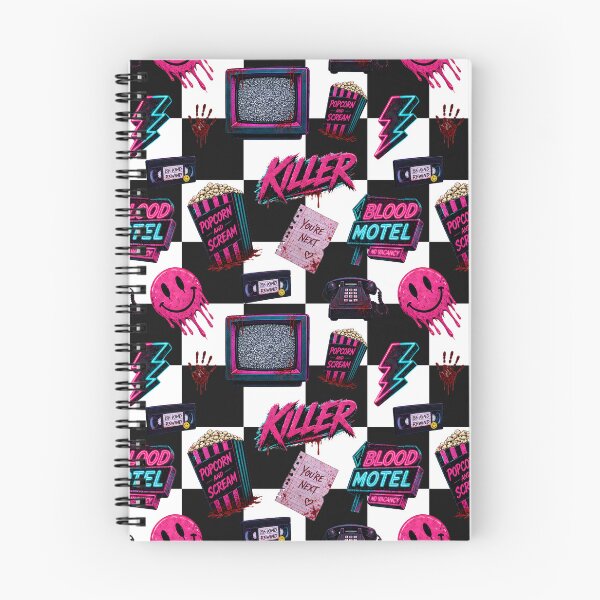 Item preview, Popcorn and scream y2k checker pattern designed and sold by DisorderlyDigital.