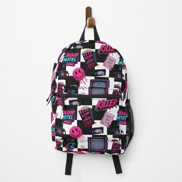 Item preview, Popcorn and scream y2k checker pattern designed and sold by DisorderlyDigital.