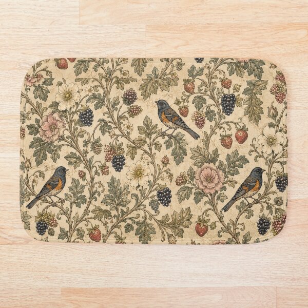 Item preview, Vintage Woodland Cottagecore Pattern designed and sold by IRYNASHOP.