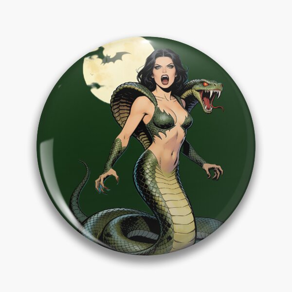 Item preview, Lamia The Serpent Queen Vintage Horror Comic designed and sold by GodsMonsterss.