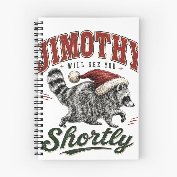 Item preview, Jimothy Will See You Shortly Funny Christmas Raccoon designed and sold by Marie Gems.