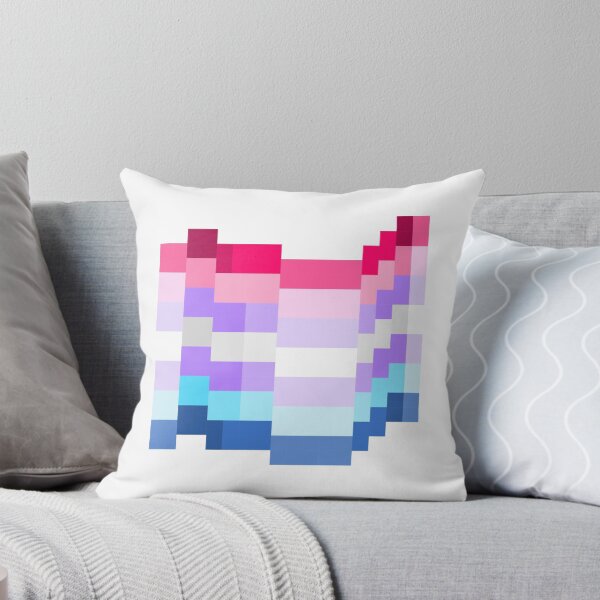 Item preview, Pixel Bigender Pride Flag Hearts designed and sold by HarveyHandcraftsandDesigns.