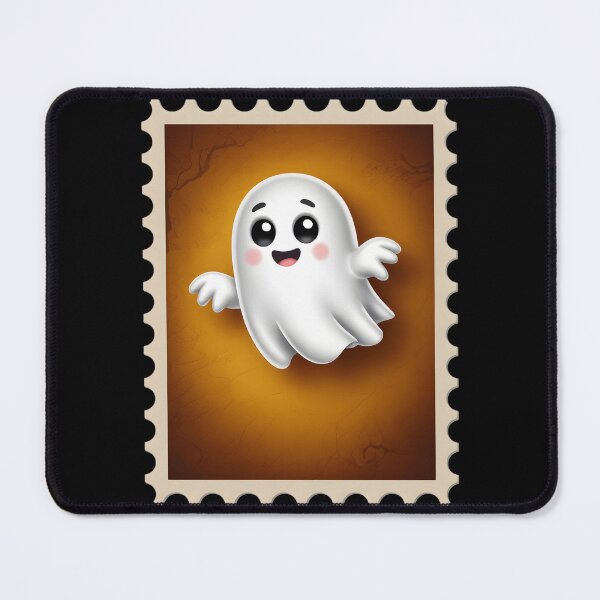 Item preview, Cute Ghost on Postage Stamp designed and sold by jkrphoto.
