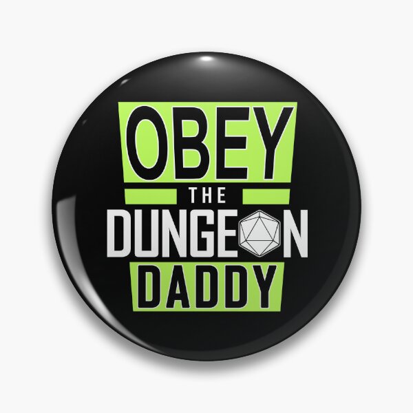 Item preview, Obey the Dungeon Daddy (GREEN) designed and sold by Dutcher Designs.