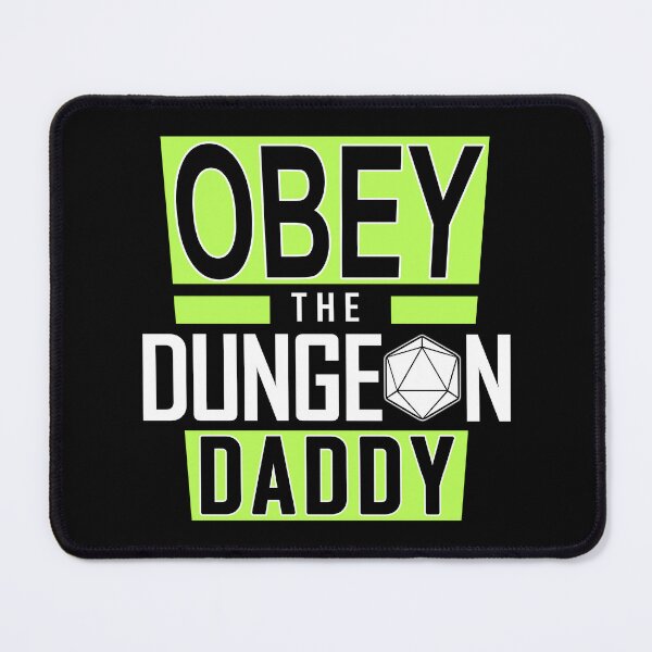 Item preview, Obey the Dungeon Daddy (GREEN) designed and sold by Dutcher Designs.