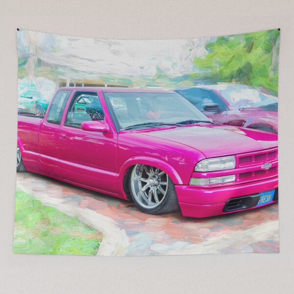 Item preview, 1998 Magenta Chevy S10 Extended Cab Low Rider designed and sold by RichFrancoCars.